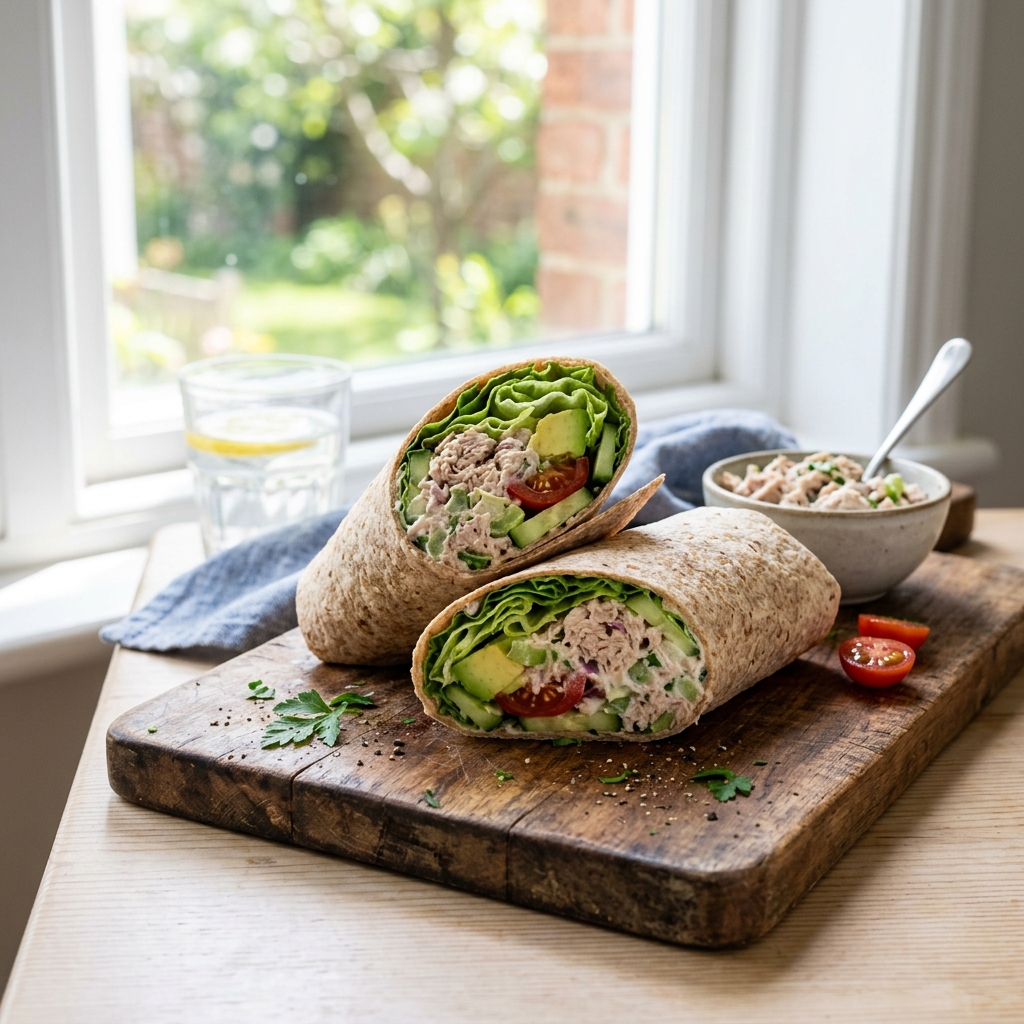 Wrap Gandum Tuna Alpukat